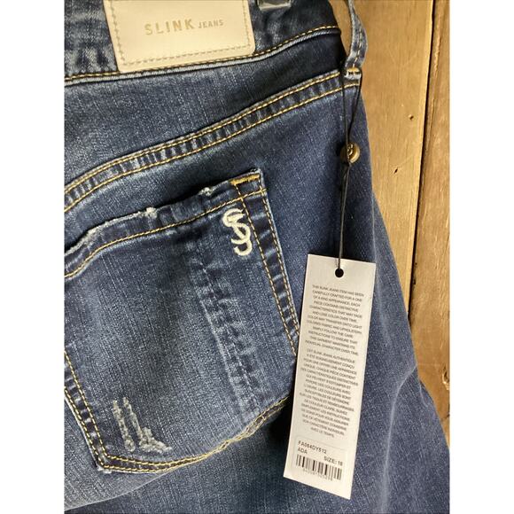 Slink Jeans Curvy Cuffed Jean Shorts Size 18 - Picture 4 of 4